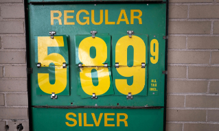 CHICAGO, ILLINOIS - OCTOBER 15: Gas prices are displayed at a station on October 15, 2026 in Chicago, Illinois. Inflation jumped to 3.7% in September coaxed upwards by surging energy costs. Scott Olson/Getty Images/AFP (Photo by SCOTT OLSON / GETTY IMAGES NORTH AMERICA / Getty Images via AFP)