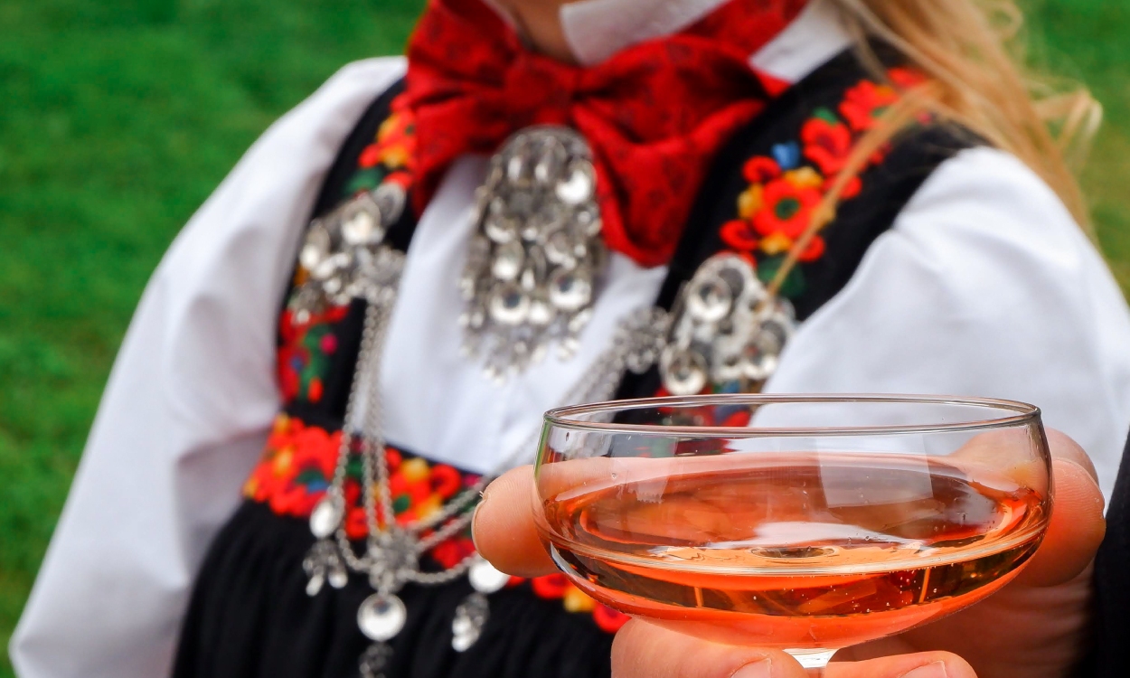 Details from Norwegian celebration in  May.