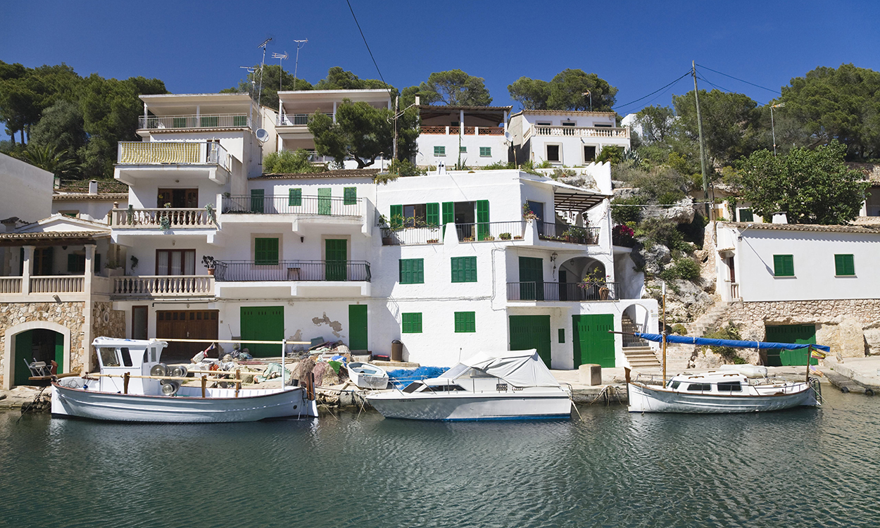 Harbour of Cala Figuera, fishing boats, Mallorca, Majorca, Balearic Islands, Mediterranean Sea, Spain, Europe