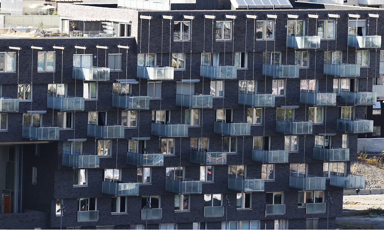 Leiligheter på Sørenga i Oslo. Boligprisoppgangen fortsatte med moderat vekst i juli  til sammen steg prisene med 0,4 prosent justert for sesongvariasjoner, ifølge Eiendom Norges statistikk. Oslo hadde den største økningen, med 1,9 prosent.Foto: Erik Johansen / NTB scanpix