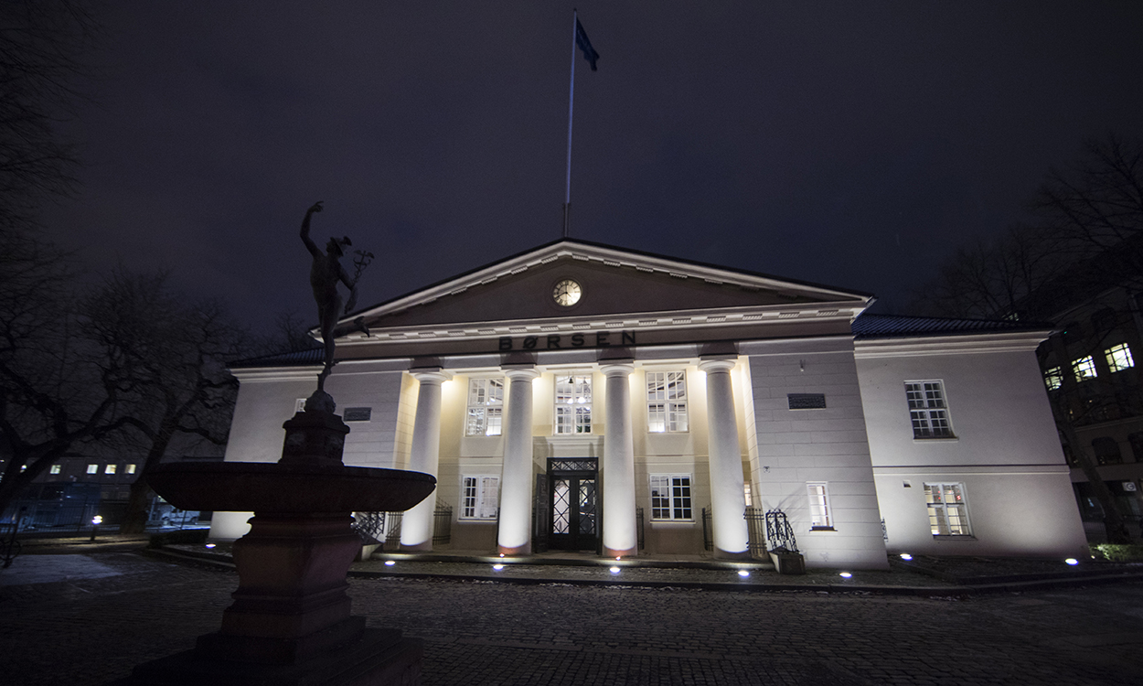 Oslo  20171130.Oslo Børs fotografert torsdag kveld.Foto: Terje Pedersen / NTB