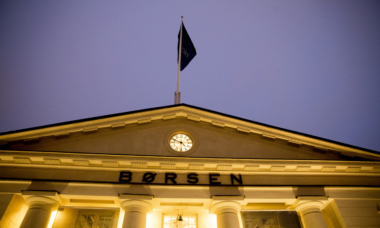 Oslo Børs en kveld i november.Foto: Terje Pedersen / NTB scanpix