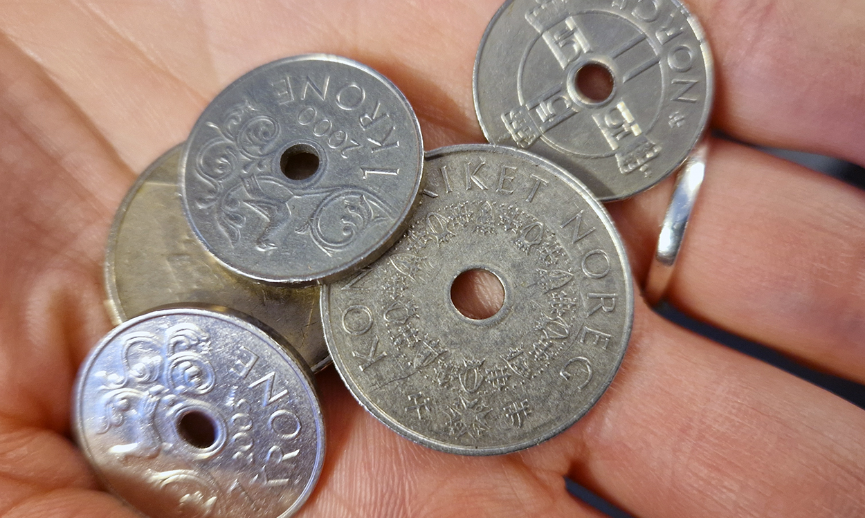 bilde av norsk valuta
