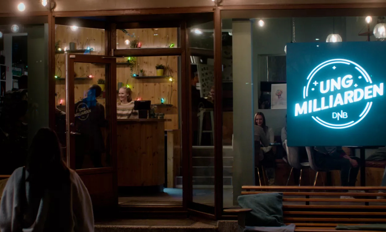 Bilde fra reklamefilm - ungmilliarden
