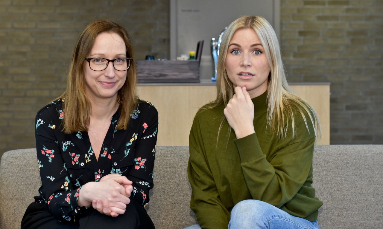 bilde av kjersti haugland og kornelia minsaas