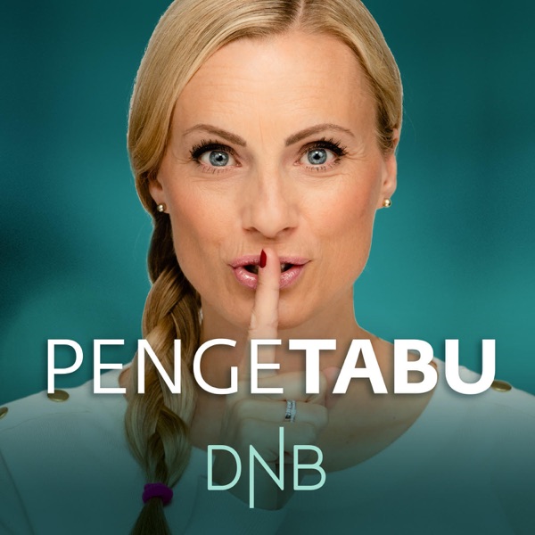 pengetabu-logo bilde av Silje som holder finger foran munnen