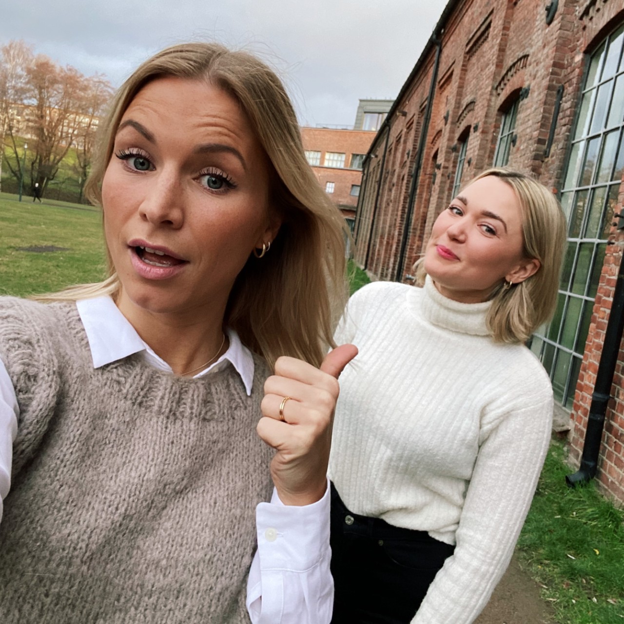 Ingrid Bergtun og Kornelia Minsaas