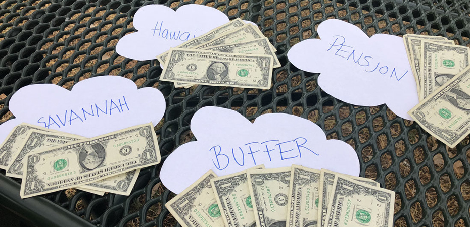 Illustrasjon på spareplan.