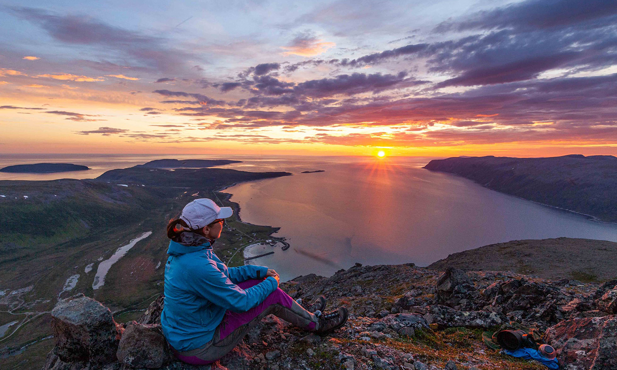 Midnattsol på Svarteberget