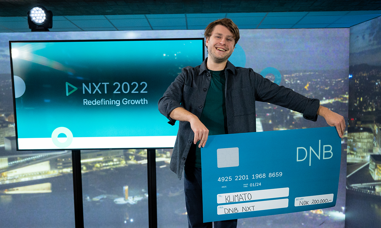 Klimato vant 200.000 kroner. 