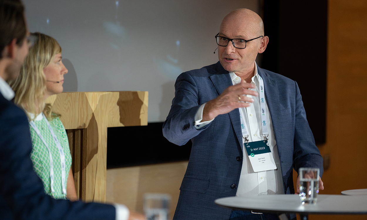 Geir Førre er i paneldebatt under DNB NXT i Oslo.