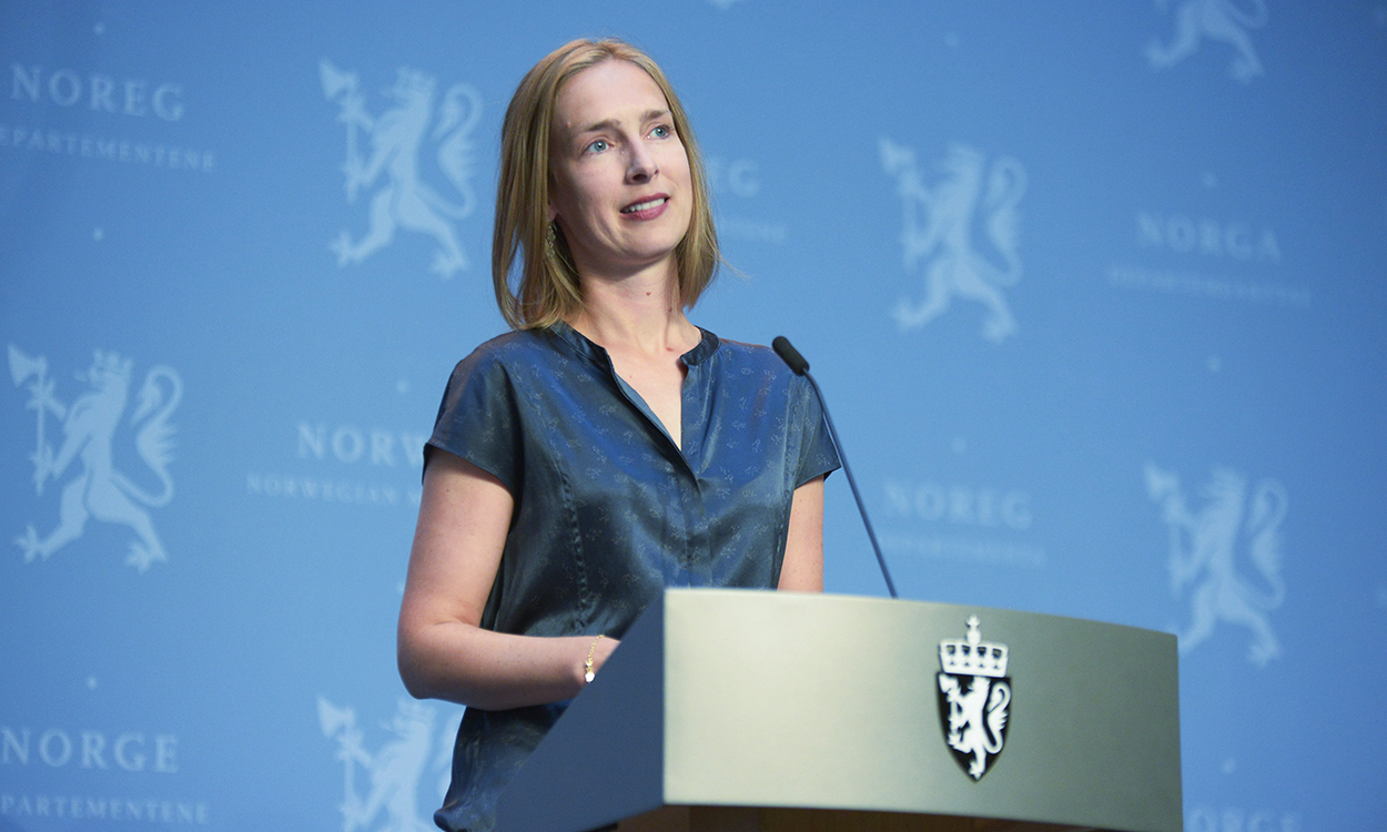 Næringsminister Iselin Nybø